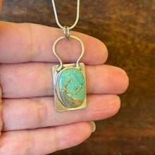 Load image into Gallery viewer, Royston Turquoise Sterling Silver Pendant