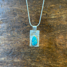 Load image into Gallery viewer, Kingman Turquoise Sterling Silver Pendant
