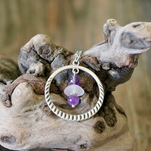 Load image into Gallery viewer, Amethyst Tide Hoop