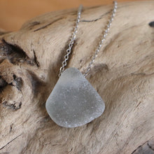 Load image into Gallery viewer, Gorgeous Rare Gray Floating Sea Glass Pendant