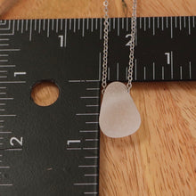 Load image into Gallery viewer, Beautiful White Floating Sea Glass Pendant