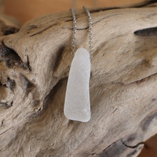 Load image into Gallery viewer, Beautiful White Floating Sea Glass Pendant