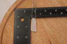 Load image into Gallery viewer, Beautiful White Floating Sea Glass Pendant
