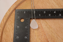 Load image into Gallery viewer, Beautiful White Floating Sea Glass Pendant