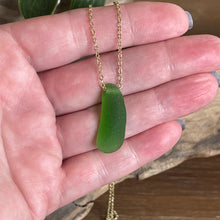 Load image into Gallery viewer, Gorgeous Green Floating Sea Glass Pendant