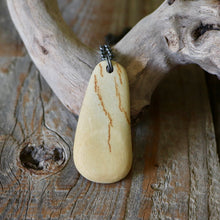 Load image into Gallery viewer, Large Gorgeous Beach Stone Long Pendant Necklace
