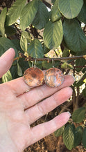 Load image into Gallery viewer, Hammered Copper Disc Earrings

