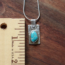 Load image into Gallery viewer, Kingman Turquoise Sterling Silver Pendant
